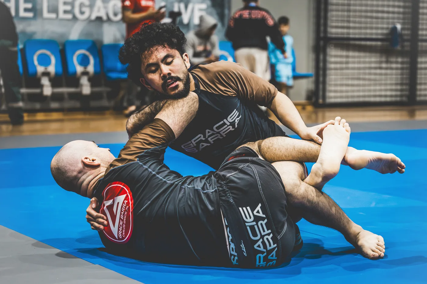Adults training together at Gracie Barra Leamington Spa